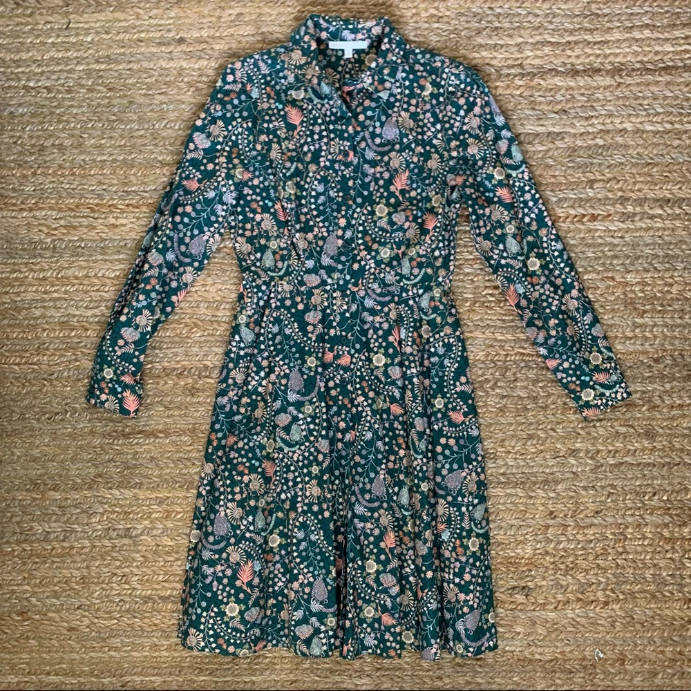 Antonio Melani Floral Button-down Dress
